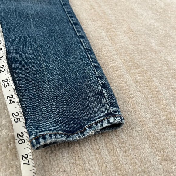 Abercrombie & Fitch High Rise Ripped Skinny Jeans 26 / 2 Blue - Picture 5 of 9